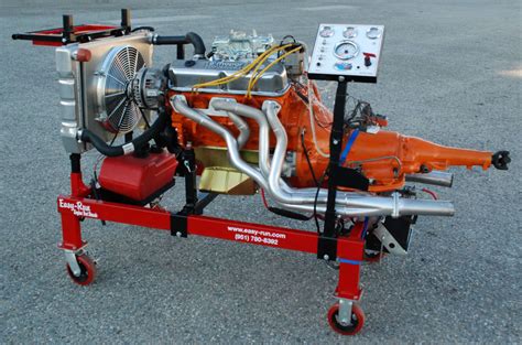 Engine run stands are portable for ease of engine installation and test run locations and can alleviate tying up the dyno cell. 2. Provide a simple yet effective means to test and/or break-in camshafts, …